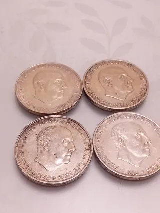 Monedas Franco 1966 19.0g, plata,900