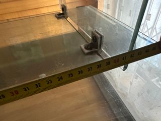 Vitrina expositora de cristal para mostrador