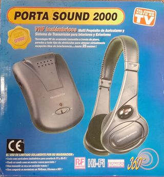 Porta Sound 2000 Auriculares Inalámbricos VHF