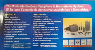 Porta Sound 2000 Auriculares Inalámbricos VHF