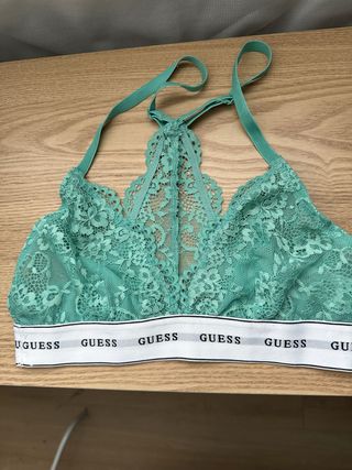 Sujetador Guess encaje verde