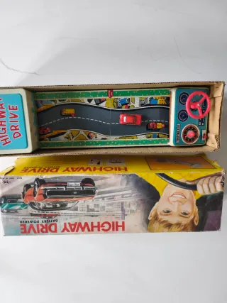 Autopista vintage anni 60 in latta