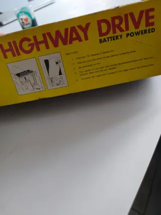 Autopista vintage anni 60 in latta