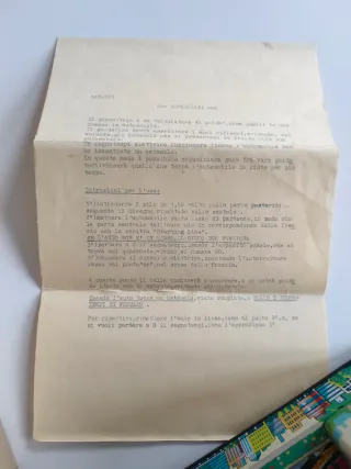 Autopista vintage anni 60 in latta