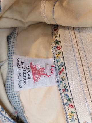 Traje Flamenca Bata Rociera Talla 44