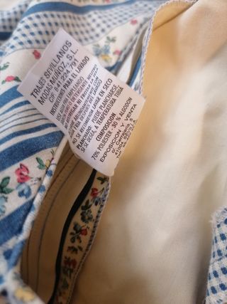 Traje Flamenca Bata Rociera Talla 44