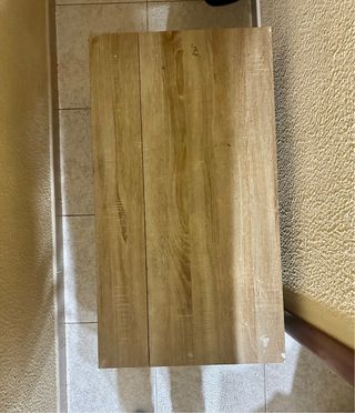 Mesa de salón madera y metal