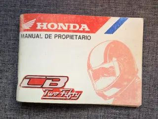 Manual Propietario Honda CB Two Fifty