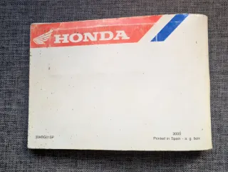 Manual Propietario Honda CB Two Fifty
