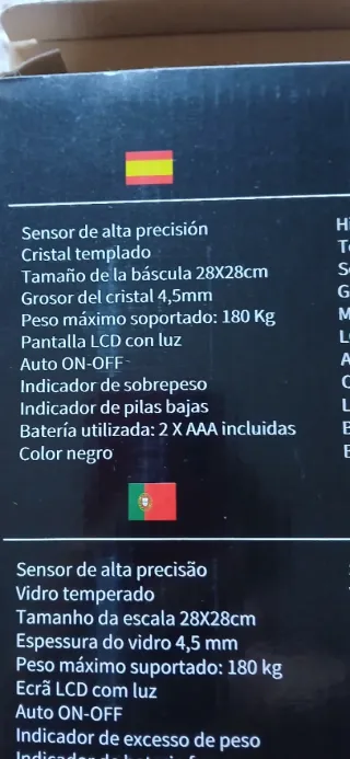 Báscula Baño Digital Euro Life Nueva