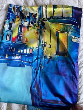 Foulard Seta e Viscosa Stampa Van Gogh nuova