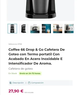 Cafetera de goteo