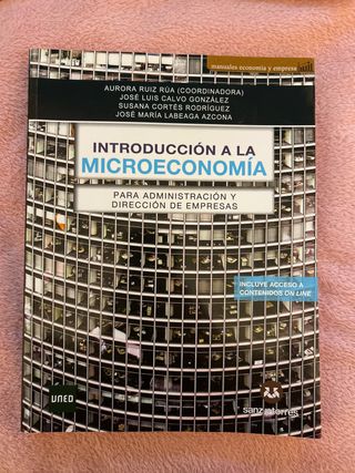 Libro Introducción a la Microeconomía ADE UNED