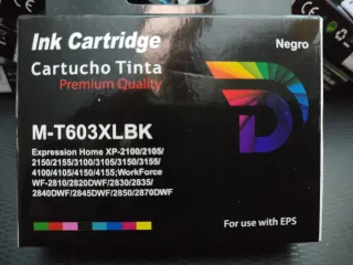 Lote de 8 cartuchos de tinta M-T603XLBK