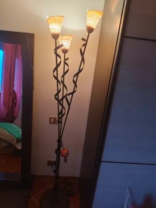 Lampada da terra design moderno altezza 180 cm