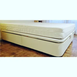 Canapé Cama 135x190 Beige/Blanca Desmontable