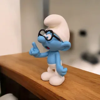 Figura Pitufo Filósofo