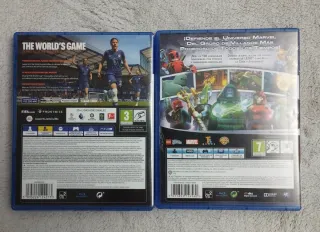 Juegos PS4 FIFA 23 y LEGO Marvel Super Heroes