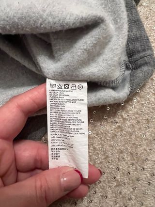 Vestido gris niña T3