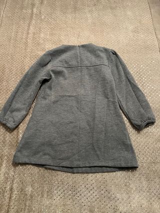 Vestido gris niña T3