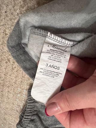 Vestido gris niña T3