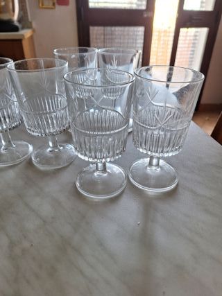 6 Bicchieri in Vetro