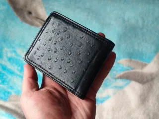 Billetera Pull&Bear Negra con Monedero