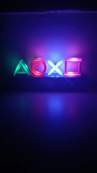 Reloj alarma PlayStation LED