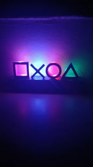 Reloj alarma PlayStation LED
