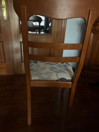 6 Sillas de Comedor Cerezo Macizas