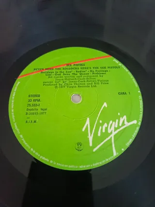 Sex Pistols Never Mind The Bollocks 1977 LP