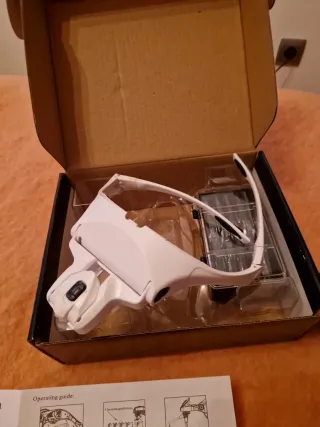 Gafas Lupa con LED para Tatuar