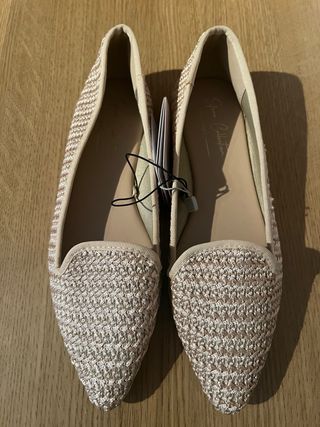 Bailarinas Sfera Beige/Dorado T.39