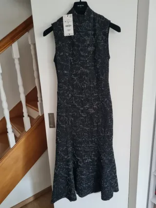 Vestido Zara Negro Talla M