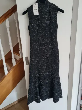 Vestido Zara Negro Talla M