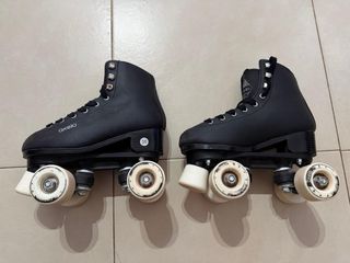 Patines Oxelo Quad 100 Decathlon Negros