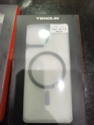 Fundas TENDLIN para iPhone 15 (Negro)