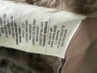 Chaleco Piel Cordero Tintoretto Talla 36