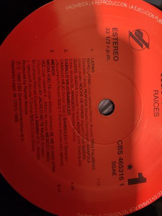 Vinilo Julio Iglesias Raíces Latino