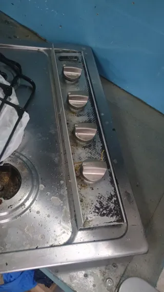 Calentador de gas butano + placa cocina