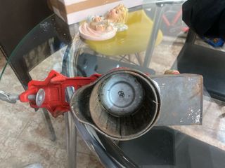 Picadora de carne antigua Elma a estrenar