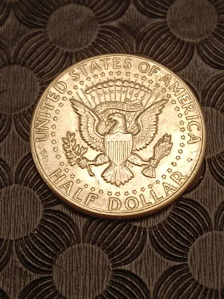 Medio dólar Kennedy 1964 Plata 90%. Histórico!