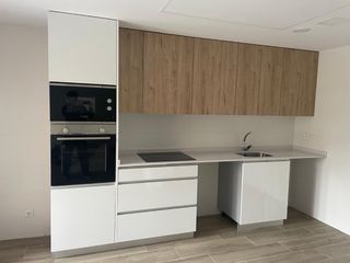 Cocina Nueva Madera y Blanco