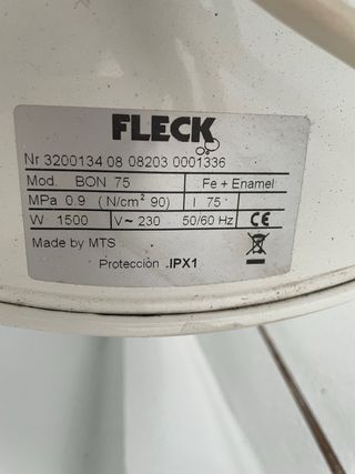 Termo eléctrico 75L Fleck