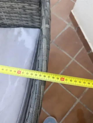 Conjunto muebles exterior de ratán