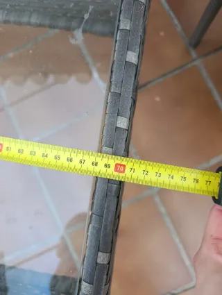 Conjunto muebles exterior de ratán