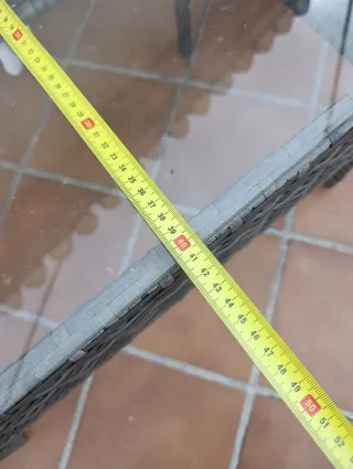 Conjunto muebles exterior de ratán