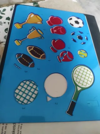 Plantillas Dibujo Deportes Infantiles