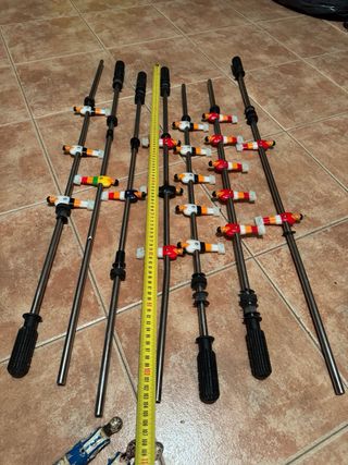 Muñecos futbolín antiguos