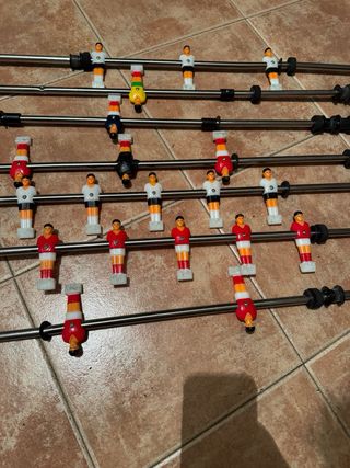Muñecos futbolín antiguos